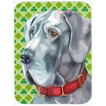 

Great Dane St. Patricks Day Shamrock Glass Cutting Board- Large