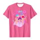 thumbnail image 2 of Moonsky Camisetas pop Hunt-ers de manga corta, jersey con estampado HUNTR/X, camisetas de verano, camisetas casuales holgadas para niñas, ropa gráfica Rosa intenso 100, 2 of 4