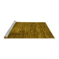 thumbnail image 2 of Ahgly Company Machine Washable Indoor Rectangle Abstract Yellow Modern Area Rugs, 6' x 9', 2 of 4