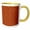 Yellow/White, variant on 3drose, Square Pattern Background - Abstract Vector Graphic Design, 11oz Mug