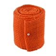 thumbnail image 3 of Uxcell Jute Belt Rope Cord String Strap Crafting Burlap for Wedding Gift 1 Roll Orange 2.2 Yard Width, 3 of 3