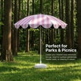 thumbnail image 4 of Terraxo Parasol de Patio Robuste et Résistant, Parasol à Rayures pour Pique-Nique, Cour Arrière, Camping avec Base Remplissable, 4 of 8