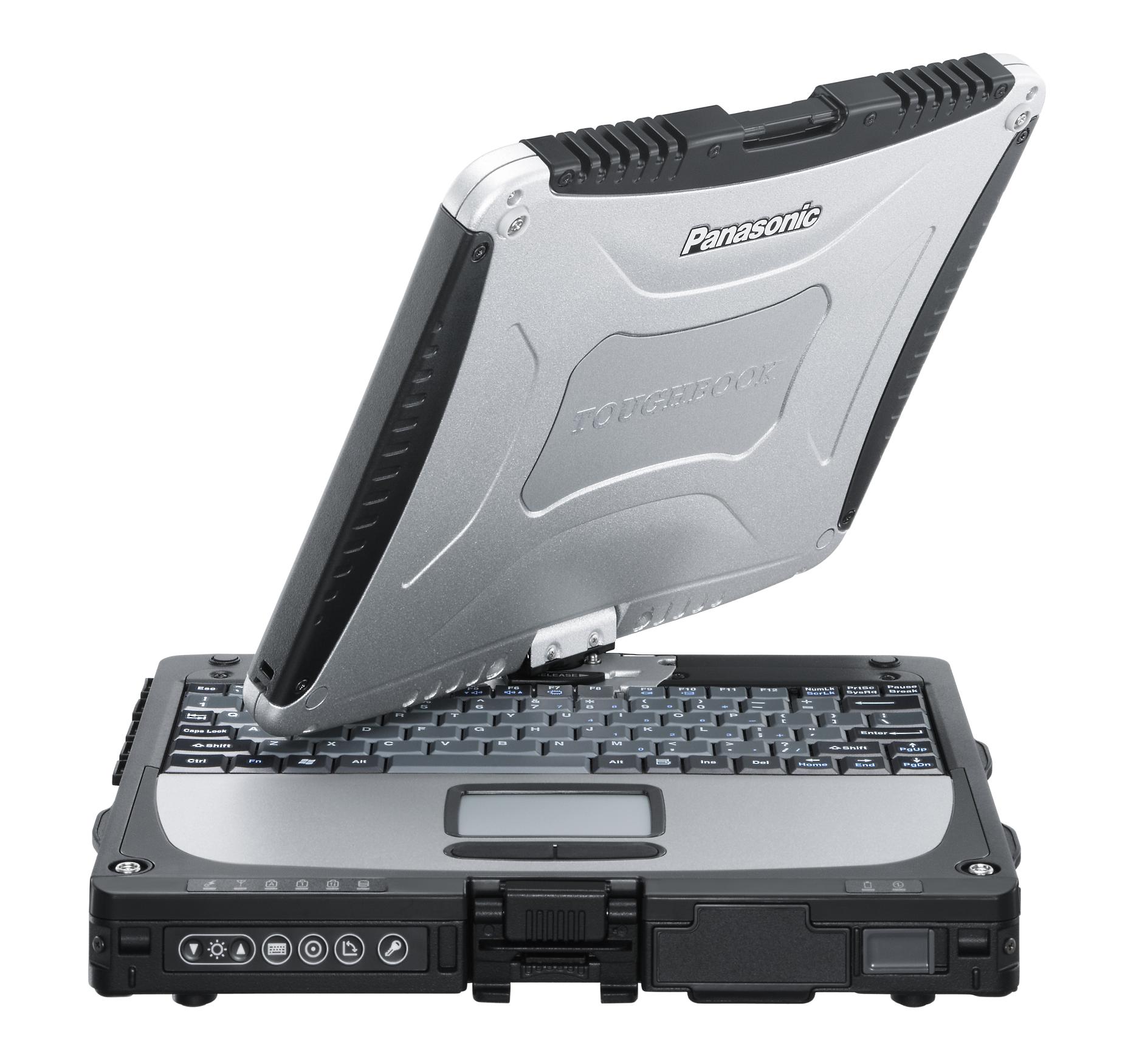 Used Panasonic CF-19 Toughbook 10.1-inch (XGA sunlight-viewable LED 1024 x 768) 1.06GHz Core Duo 320 GB HD 8 GB Memory Windows 10 - image 2 of 3