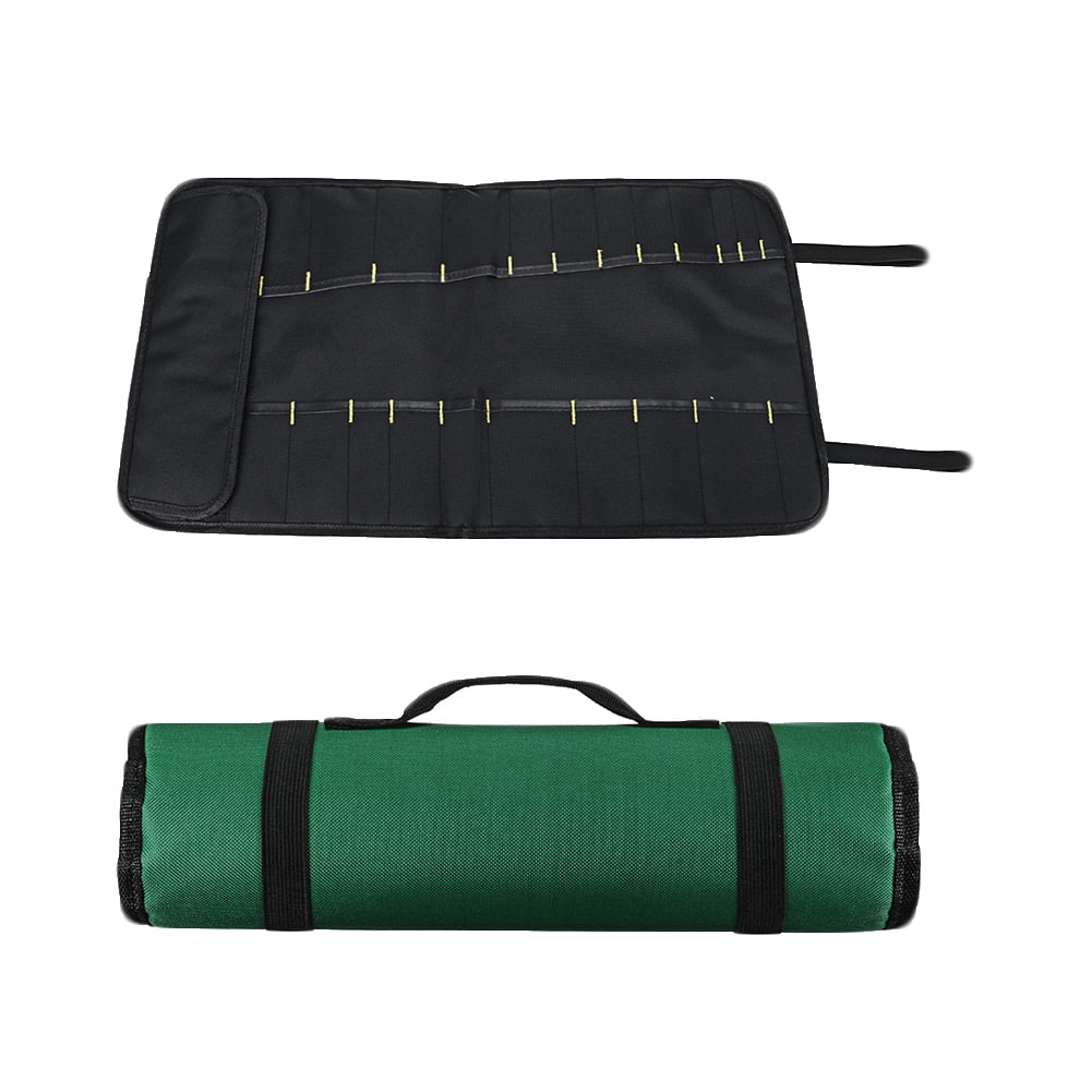 SANWOOD Portable 22 Pockets Kitchen Cooking Chef Knife Roll Bag