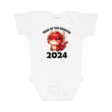 Inktastic 2024 New Year of the Dragon Boys or Girls Baby Bodysuit