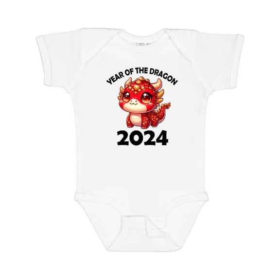 Inktastic 2024 New Year of the Dragon Boys or Girls Baby Bodysuit