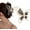 Black, variant on Butterfly Hair Clips Non-Slip Metal Claw Clips For Women Girls Cute Fairy Rhinestone Hair Clamps Sparkly  Hair Accessories  Hollow Out Stuff Fancy Decorative Trendy Jaw Clip (Beige)