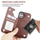 thumbnail image 4 of Funda tipo cartera OT ONETOP para iPhone 16 de 6.1 pulgadas, piel sintética, RFID, 4 of 9