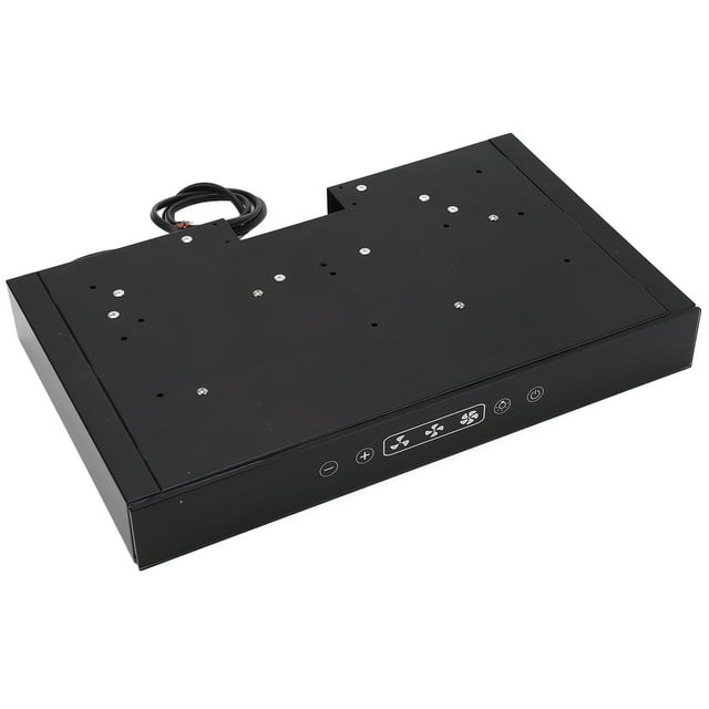 Hotte de Cuisinière pour RV, Évent Sans Conduit, 3 Vitesses Réglables avec Écran Tactile et Lumière LED, pour Cuisine RV