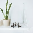 thumbnail image 4 of Animal Shaped Rack 3 Piece Set Of Resin Flowerpot Feet Suitable For Outdoor Flowerpots Flowerpot Bracket Lifter (rabbit) Moments of Praying Man Sculpture Grotto for Outdoor Statue Easter Bulk Items, 4 of 4