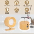 thumbnail image 5 of Magnetic Wall Sconce, Warm/Natural/Cool Light Wall Sconce, Indoor Rechargeable Wall Sconce, Bedroom Hallway Staircase, Wood Grain Color, 5 of 8