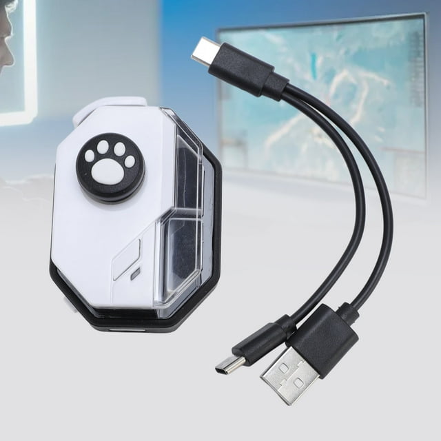 Joystick de Jeu Mobile, Enregistrement Macro Compact Compatibilité Multi-Plateforme Contrôleur de Jeu Mobile Sans Fil pour Gaming