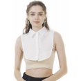 thumbnail image 6 of CAILDANL Shirt Fake Collar Black Side Embroidery Chiffon Decorative Collar, 6 of 6