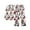 Multicolor 4, variant on Women's 2 Piece Christmas Pajamas Set Button Down Lapel Xmas Graphic Shirt Long Pants Ugly Pjs Sets Sleepwear Comfortable Multicolor 3 4XL