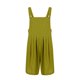 thumbnail image 4 of Mamelucos Cortos Pantalones cortos para mujer Mamelucos Pantalones cortos sueltos de algodón con bolsillo informal (Verde oliva M) Cgtredaw Para estrenar, 4 of 6