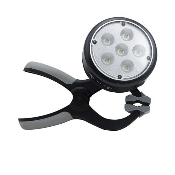 CLAMP Work Light - 6 SMD LED Precision Measuring Light - Portable Workstation Lamp - Hands-Free Inspection Lighting - Compact Work Light for Crafts & Repairs