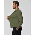 thumbnail image 2 of COOFANDY Dress Shirts for Men Muscle Fit Shirts for Men Wrinkle Free Dress Shirts, 2 of 6