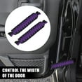 thumbnail image 2 of Unique Bargains 2pcs Door Strap Swing Doors Limiting Check Straps Nylon for Jeep Wrangler TJ JK JKU JL JLU YJ for Gladiator JT 2/4 Door 87-21 Purple, 2 of 6
