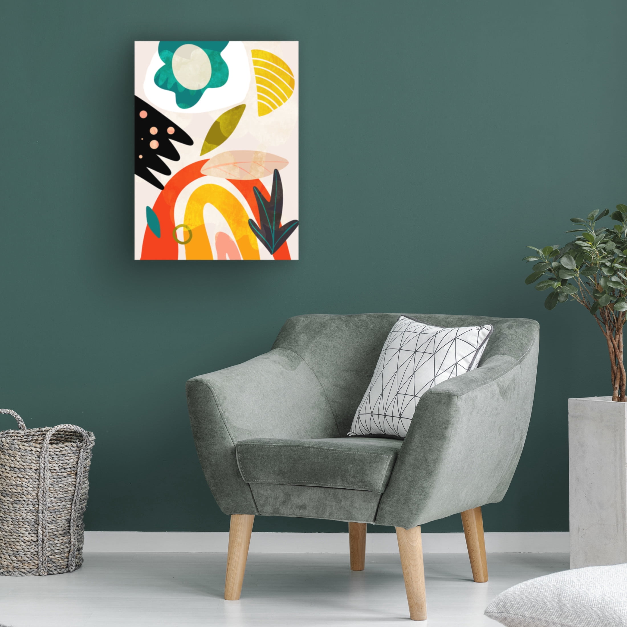 Trademark Fine Art Ana Rut Bre Cutouts Bauhaus 2 Canvas Wall Art