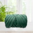 thumbnail image 2 of Hilo grueso, hilo gigante, cómodo, lavable, súper suave para manualidades de macramé. Verde, 2 of 9