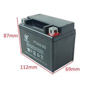 12V 4Ah Gel Sealed Battery 50cc 70cc 90cc 110cc 125cc Motorcycle Scooter Go kart ATV