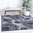 thumbnail image 1 of Unique Loom 3141508 8 x 8 ft. Grand Sofia Square Rug, Navy Blue, 1 of 2