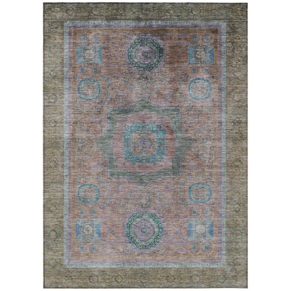 Dalyn Rugs Machine Washable Indoor/Outdoor Chantille ACN2159 Copper 10' x 14' Rug