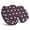 Black-2, variant on Premium Tie dye Pattern Memory Foam Seat Cushion Ergonomic Chair Pad for Office Chair, Car, Airplane & Bleachers Sciatica, Tailbone Hip & Back Pain Relief - Chair Cushion for Long Office Workers.