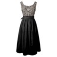 thumbnail image 5 of Venzia Women Floral Dirndl Dress, Bavarian Oktoberfest Traditional Puff Sleeve Midi Party, 5 of 5
