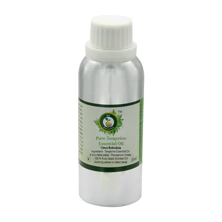 R V Essential Pure Tangerine Essential Oil 1250ml (42oz)- Citrus Reticulata (100% Pure and Natural Steam Distilled)