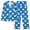 Blue, variant on VBTAPA Womens Pajama Sets Valentine's Day Sleepwear Cute Heart Printed Long Sleeve Button Down Shirt and Wide Leg Long Pants 2 Piece Pjs Set Lounge Sets with Pocket Blue XXXL