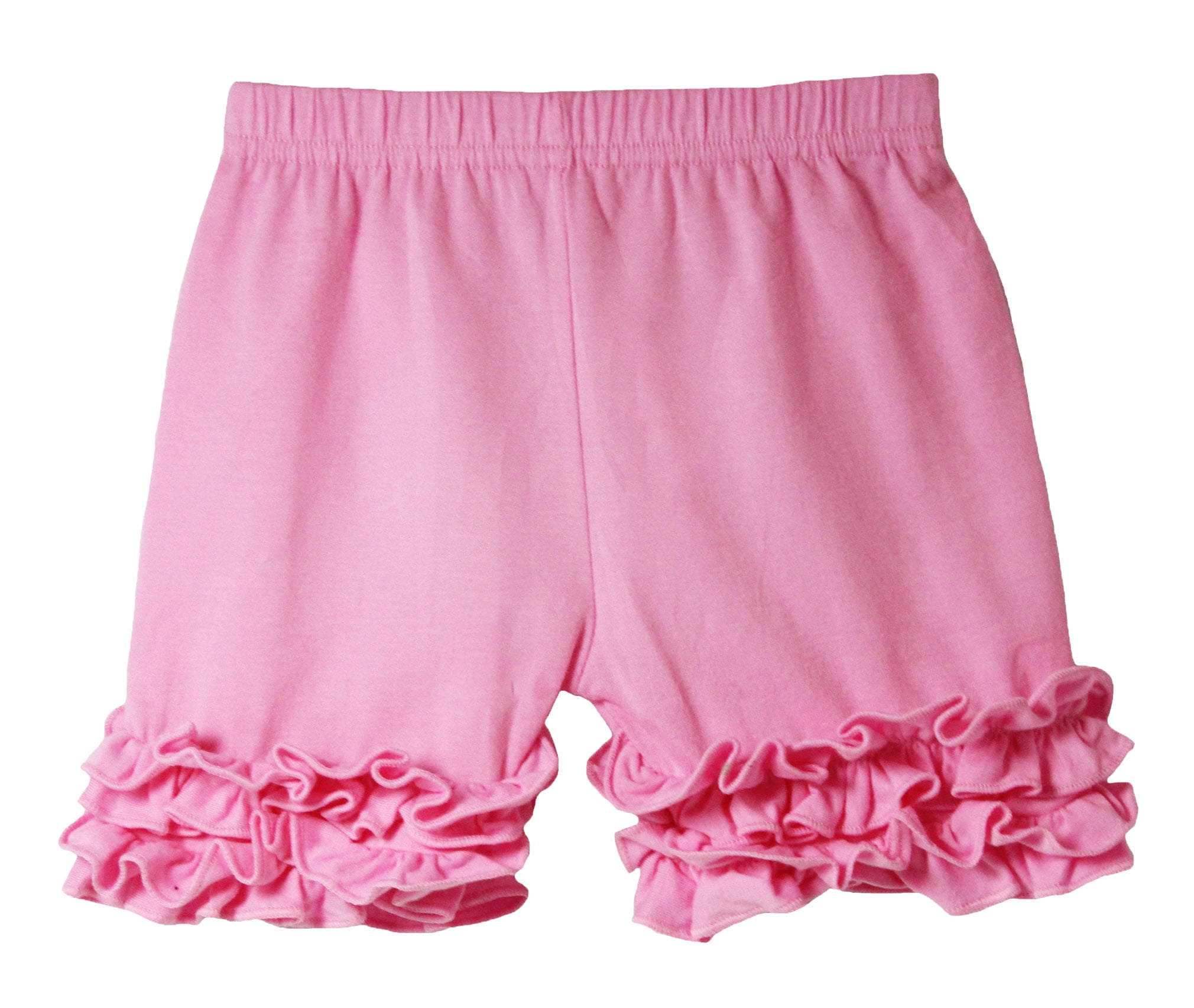 Dress Up Dreams Boutique Girls Pink Elastic Waist Ruffle Bottom Icing