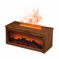 thumbnail image 1 of 3D Flame Oil Diffuser Humidifier With Remote Control 280ml Aroma Mist Maker For Home Bedroom Atmosphere Timer Auto Off 7 Color LED Night Light, 1 of 9