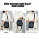 thumbnail image 3 of Bolso de hombro camuflado de moda, gran capacidad, impermeable, multi-bolsillo, de estilo casual para cruzar, azul oscuro, 3 of 6