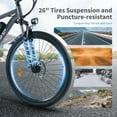 thumbnail image 7 of Hipatoo 26" Electric Bike 500W 20MPH E-bike, 36V 10.4Ah Battery, Ebike for Adults, E Bike UL2849, 7 of 7