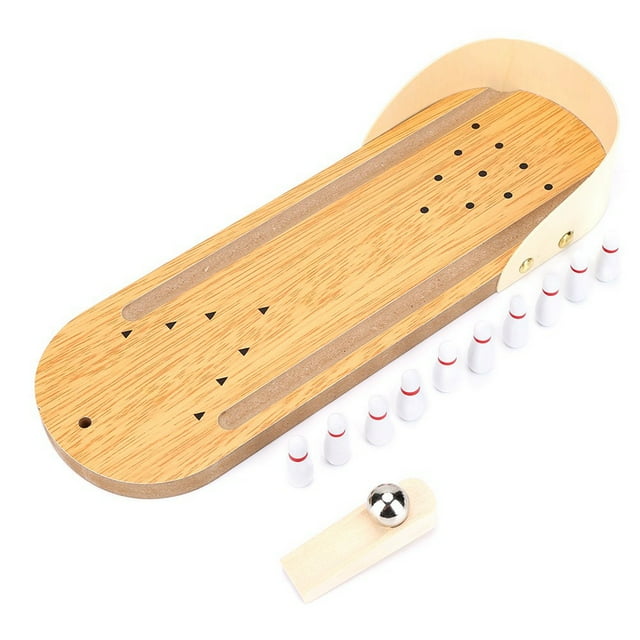 Bowling Toy, Lightweight Table Bowling Toy, Sturdy For Home Kids Durable