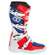 MSR M3X Motocross Boot (8, Red/White/Blue)
