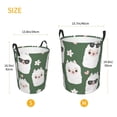 thumbnail image 5 of Kll Alpaca Faces Waterproof Foldable Laundry Hamper Bucket With Handles For Storage Bin,Kids Room,Home Organizer (Small), 5 of 8