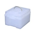 thumbnail image 3 of Caja de almacenamiento de fotos Contenedores de almacenamiento de fotos Separación Caja de mantenimiento de fotos Caja de almacenamiento de artesanía Transparente, 3 of 8