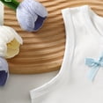 thumbnail image 6 of KPOPLK Toddler Girl Clothes Infant Summer Outfits Baby Ruffle Tank Top Loose Short Sleeveless Kid Baby Girls' Clothing(3-4 Years,Sky Blue), 6 of 8