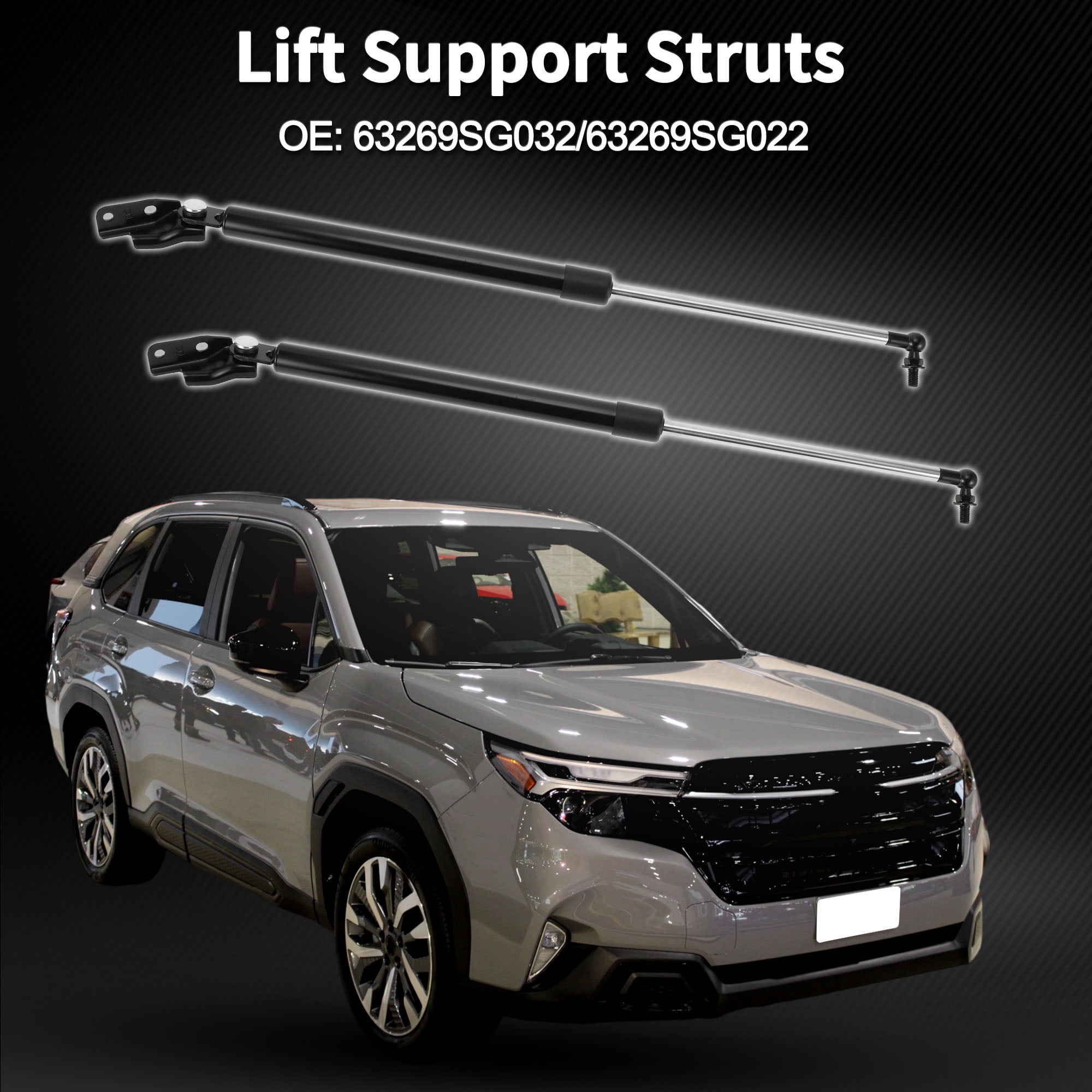 Unique Bargains 2Pcs Rear Hatch Lift Supports for Subaru Forester 2014-2018 Tailgate