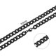 thumbnail image 1 of Jiayiqi, collar de cadena de cuerda de 2mm-7mm, gargantilla resistente al agua que nunca se decolora, joyería para hombres y mujeres, cadenas de Color plateado, regalo Tan Jianjun unisex, 1 of 2