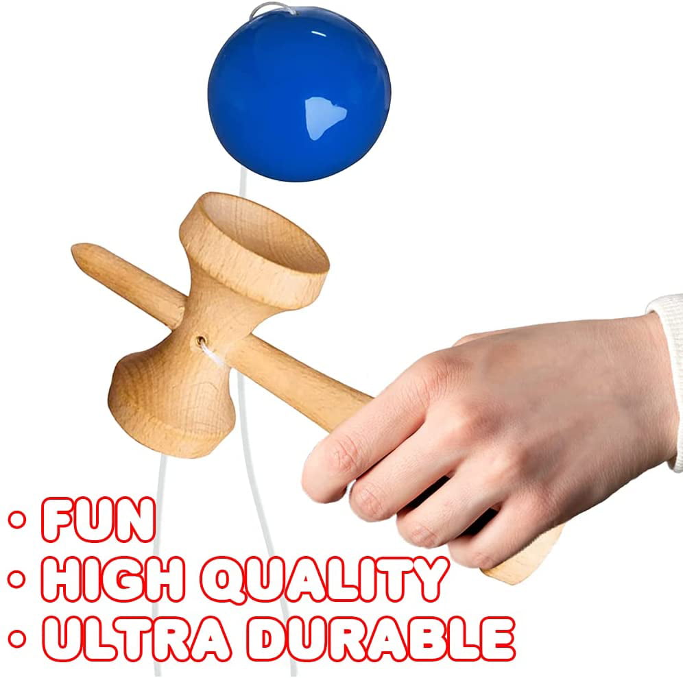 ToyExpress Wooden Kendama for Kids, Japanese Toss Catch Game, Fun Yard Games for Kids and Adults, Outdoor Summer Toys, Beach Toys for Boys and Girls, Awesome Birthday Gift - Walmart.com