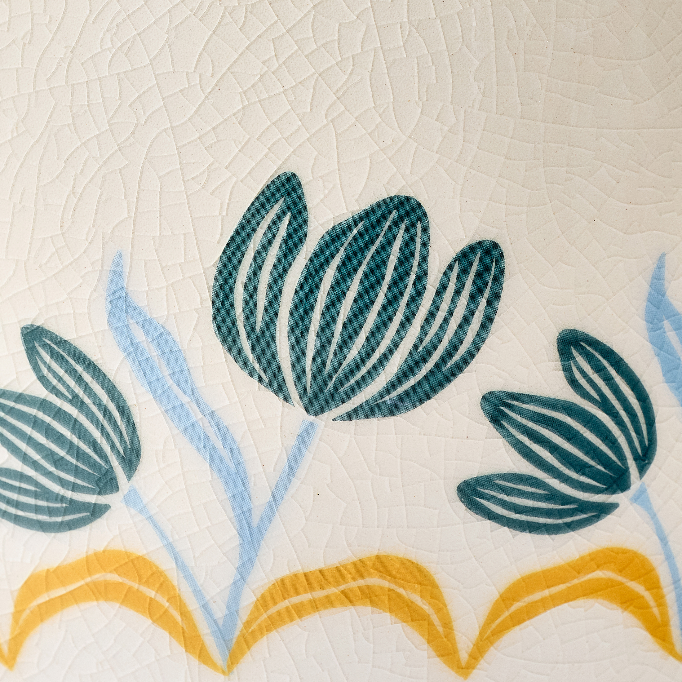 Better Homes & Gardens Napa 9" White Printed Ceramic Vase