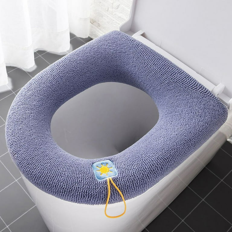  Owfeel Tank Lid Covers Pads, Gel Toilet Seat Cushion Cover Pad  for Bathroom Travelling (Blue) : Home & Kitchen