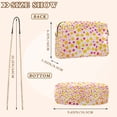 thumbnail image 4 of FORMRS Women Crossbody Purse with Chain Strap Vegan Leather Shoulder Handbag, Light Pink Stars, 4 of 7
