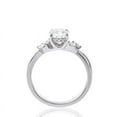 thumbnail image 6 of solitaire jewels Twisted Shank 1.5CT Round Moissanite Hidden Halo Engagement Ring For Women, 14K Yellow Gold, 6 of 7