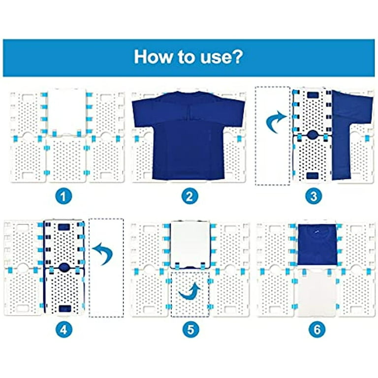 Boxlegend V1 T shirt Clothes Folder T-shirt Folding Board Blue