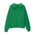 thumbnail image 3 of breaise Girls Half Zip Sweatshirt Fleece Quarter Zip Pullover Sweatshirts Fall Clothes for Teen Girls Thumb Hole 5-14years, 3 of 8