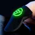 thumbnail image 4 of 2 Uds Cubierta Dedo Antideslizante Luminoso Controlador Juego Guantes Pulgar para PUBG Mobile, 4 of 8